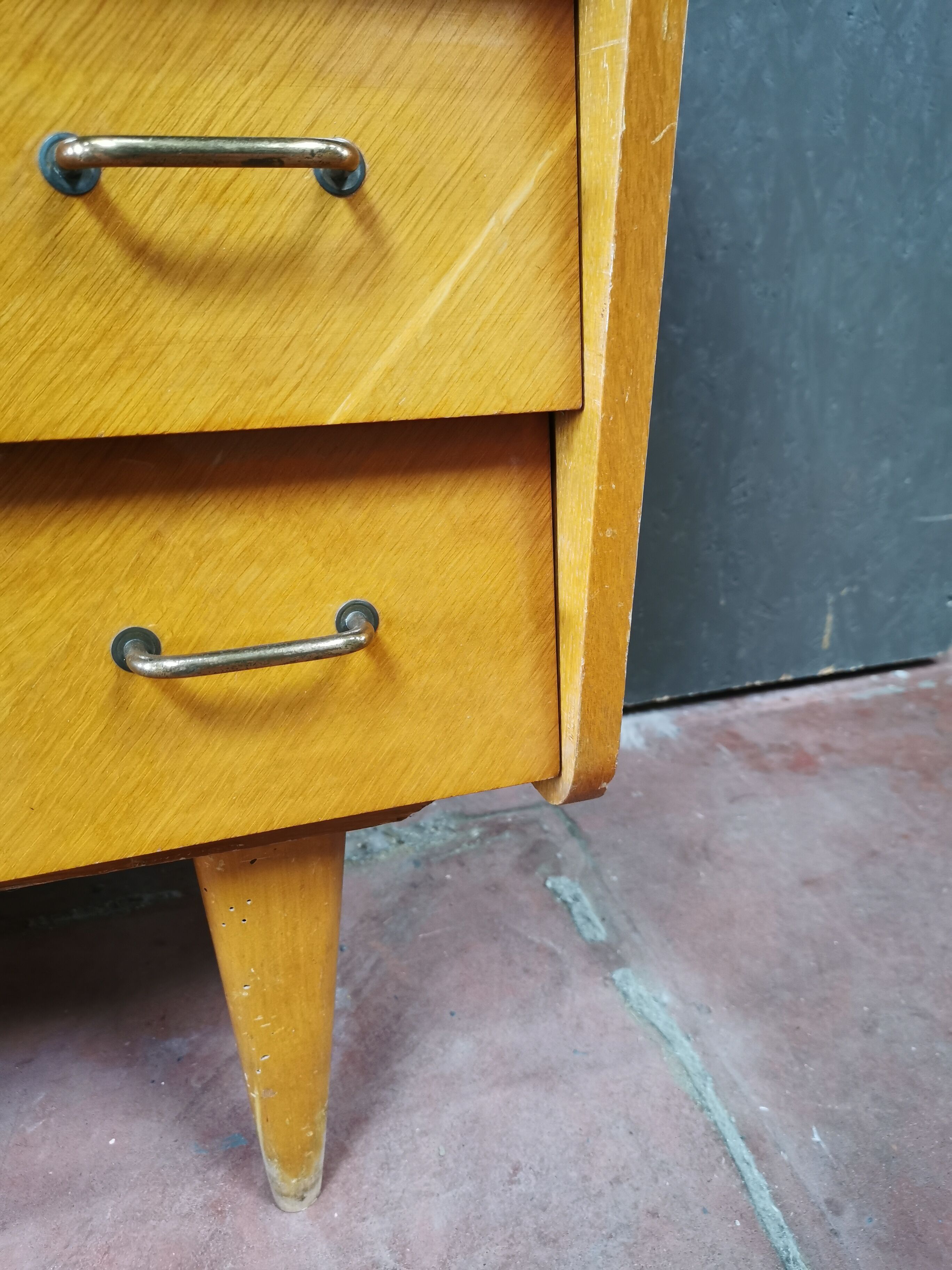 Commode vintage en chêne des années 50/60