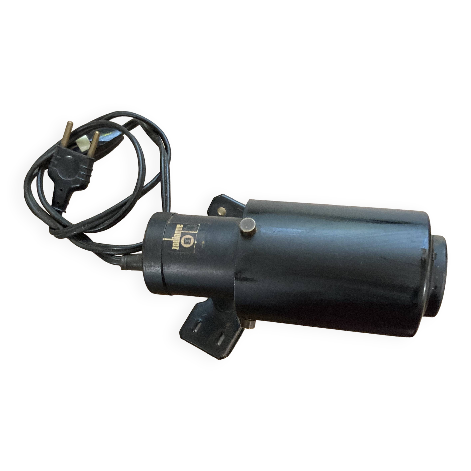 Jacques BINY (1913-76) Spot à pinces Lita 0160 Zodiaque Zodiac noir vintage