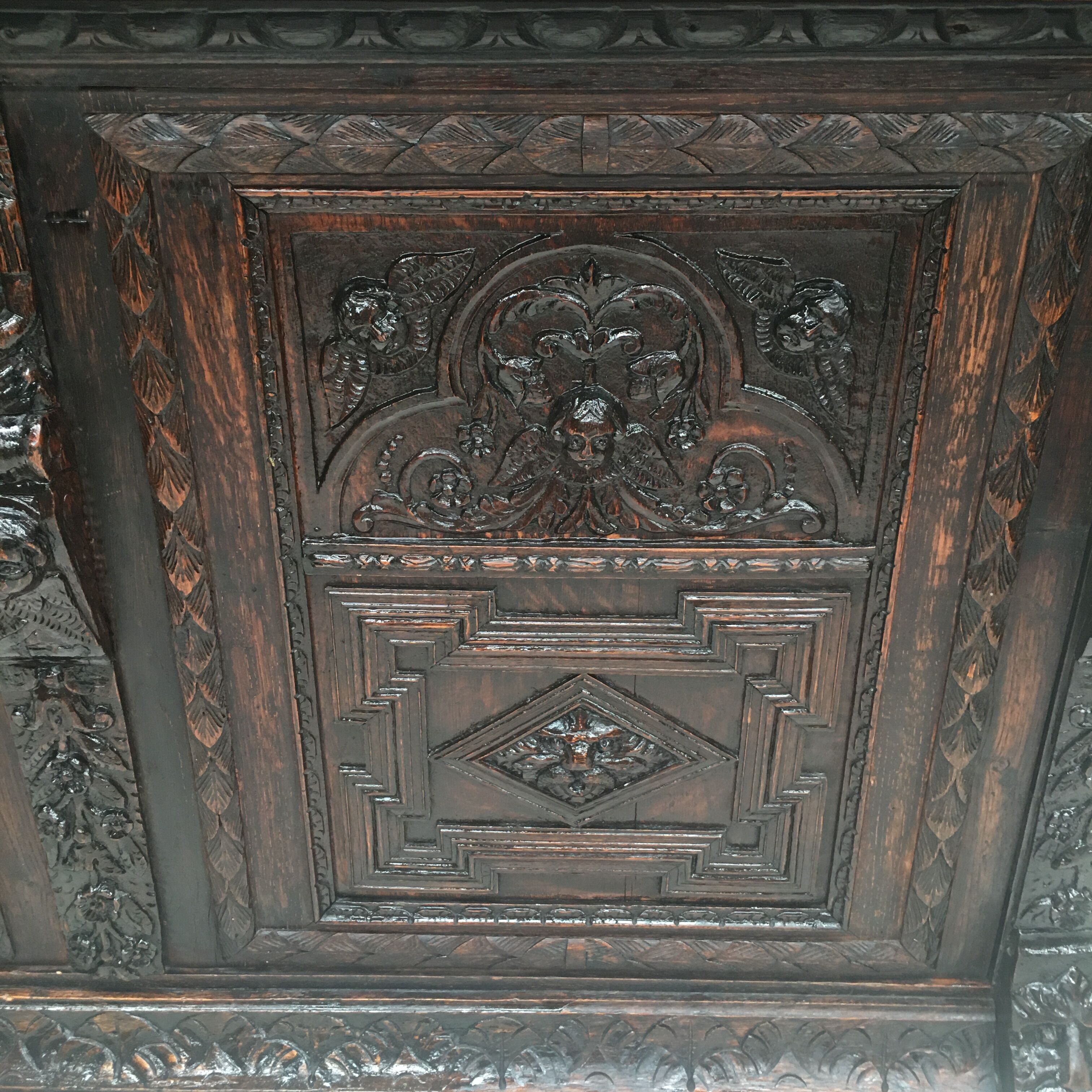 Oak Renaissance Chest XVII Office
