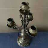 Old metal candlestick