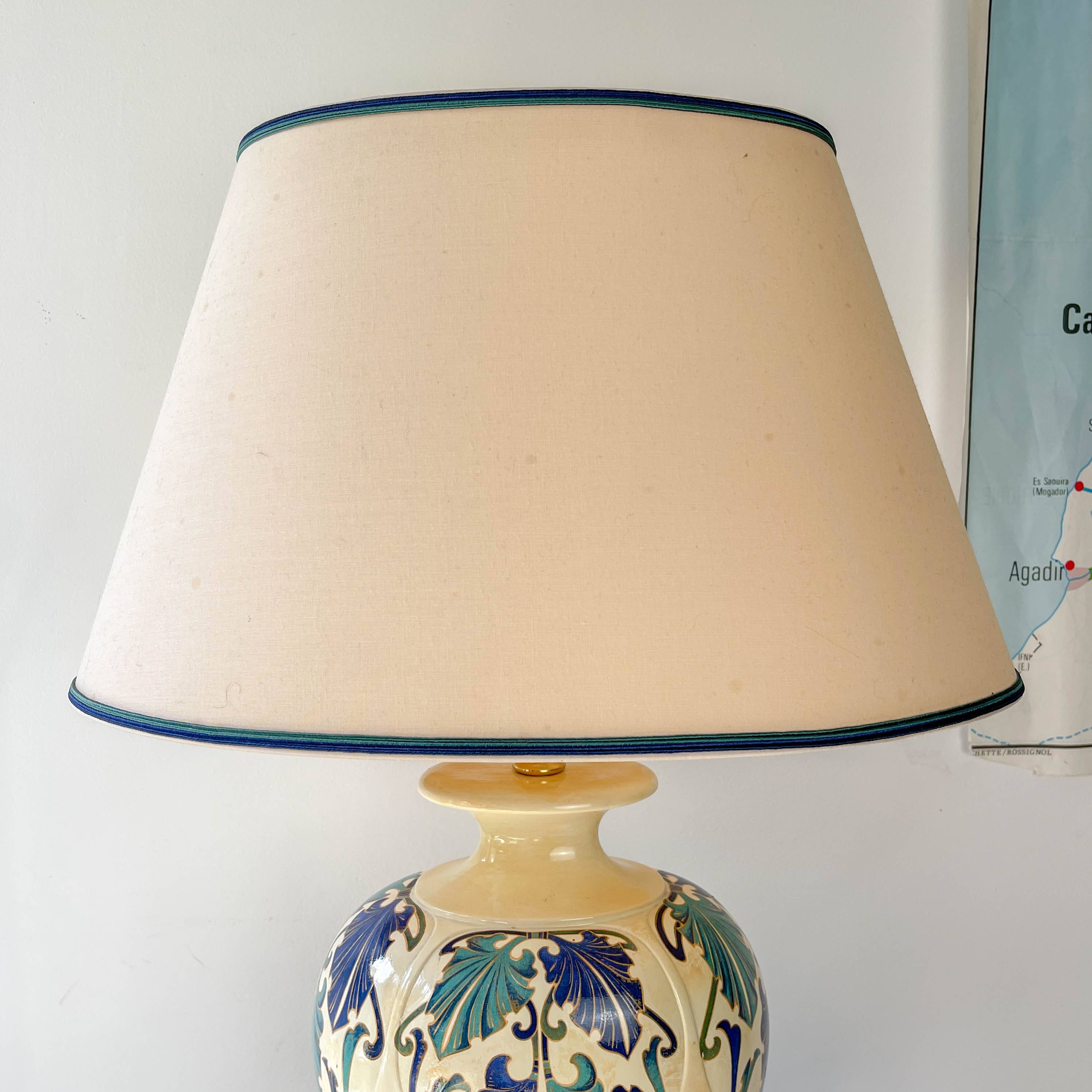 Vintage ceramic lamp Viva Villa – Nemesis model – Made in Italy 1980