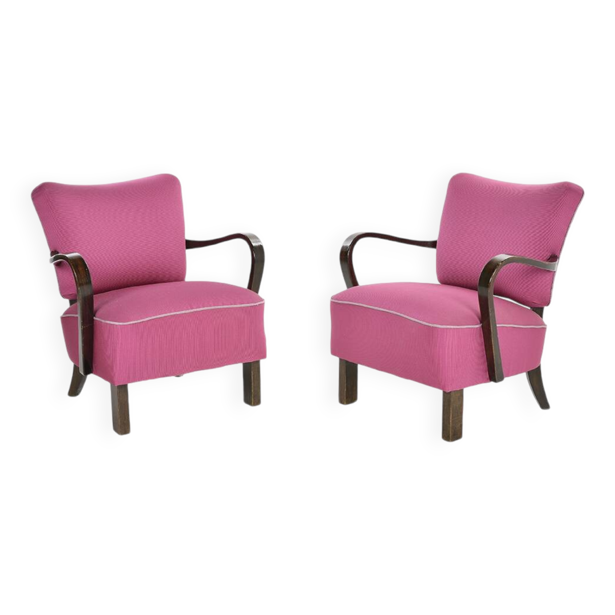 Art Deco cocktail armchairs