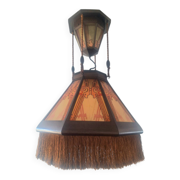 Lustre Art déco de l'École d'Amsterdam