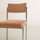 Office chair with chrome-plated steel structure