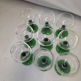 9 Alsace wine glasses from the 70s