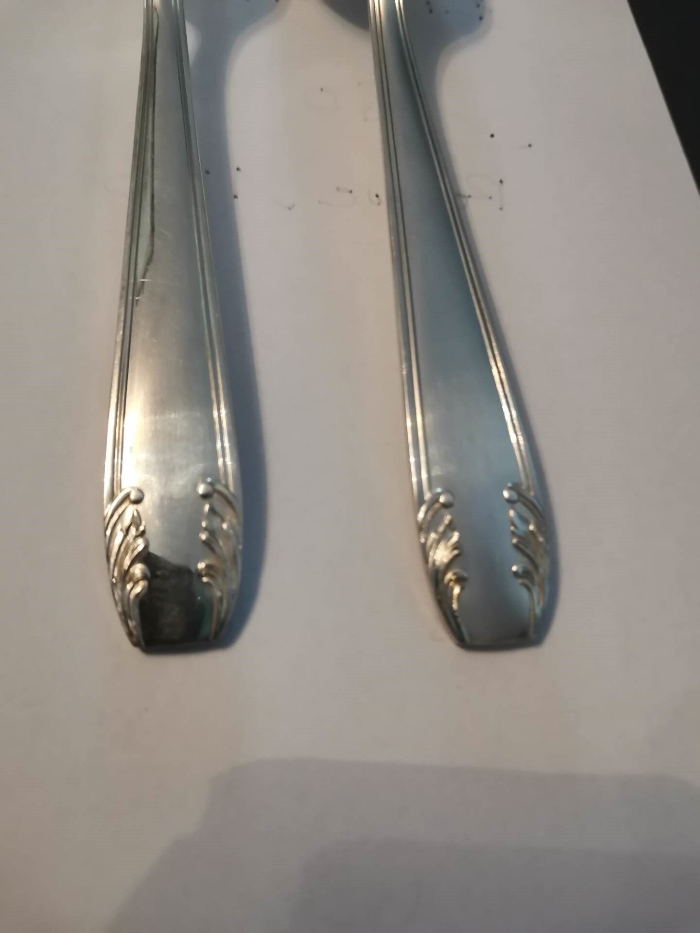 Housewife 37 pieces of silver metal silverware Saint Medard