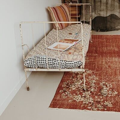 Anatolian carpets ancient artisanal floral 250x142cm