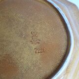 Coupe en faïence ocre
