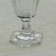 Baccarat White wine glass or port Crystal cut with cut sides, circa 1840