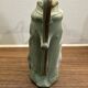 Small green Wedgwood vase art nouveau decor