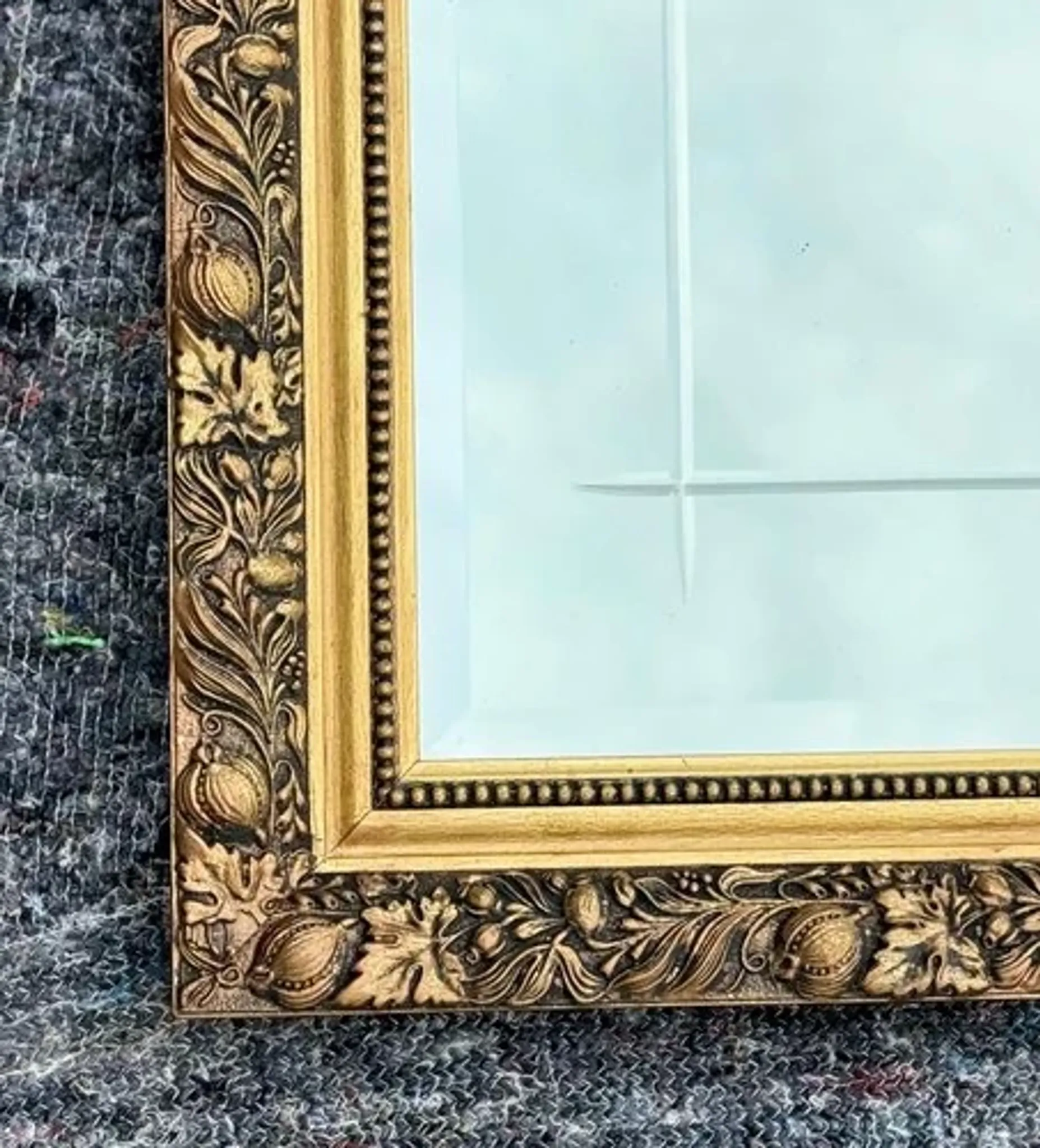 Bevelled Vintage Ornate Mirror