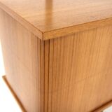 Scandinavian teak “drum rack” sideboard, Sweden, 1960