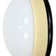 Industrial Bakelite Wall or Ceiling Light with Milk Glass, 1950s