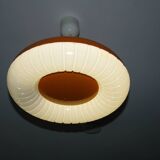 Vintage space age orange pendant pendant for siemens 1970