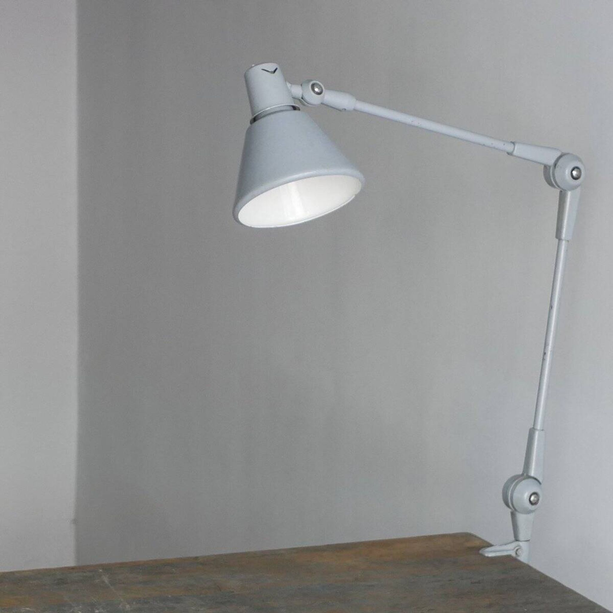 Industrial table lamp Aure by Stilnovo, Italy, 1962