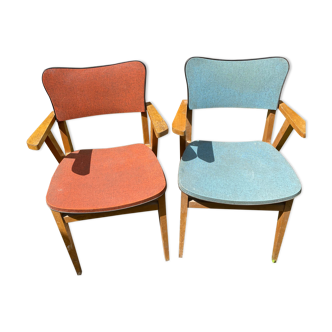 Vintage armrest chairs