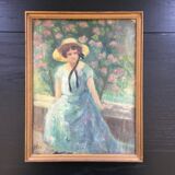 Painting Young Girl in the Hat