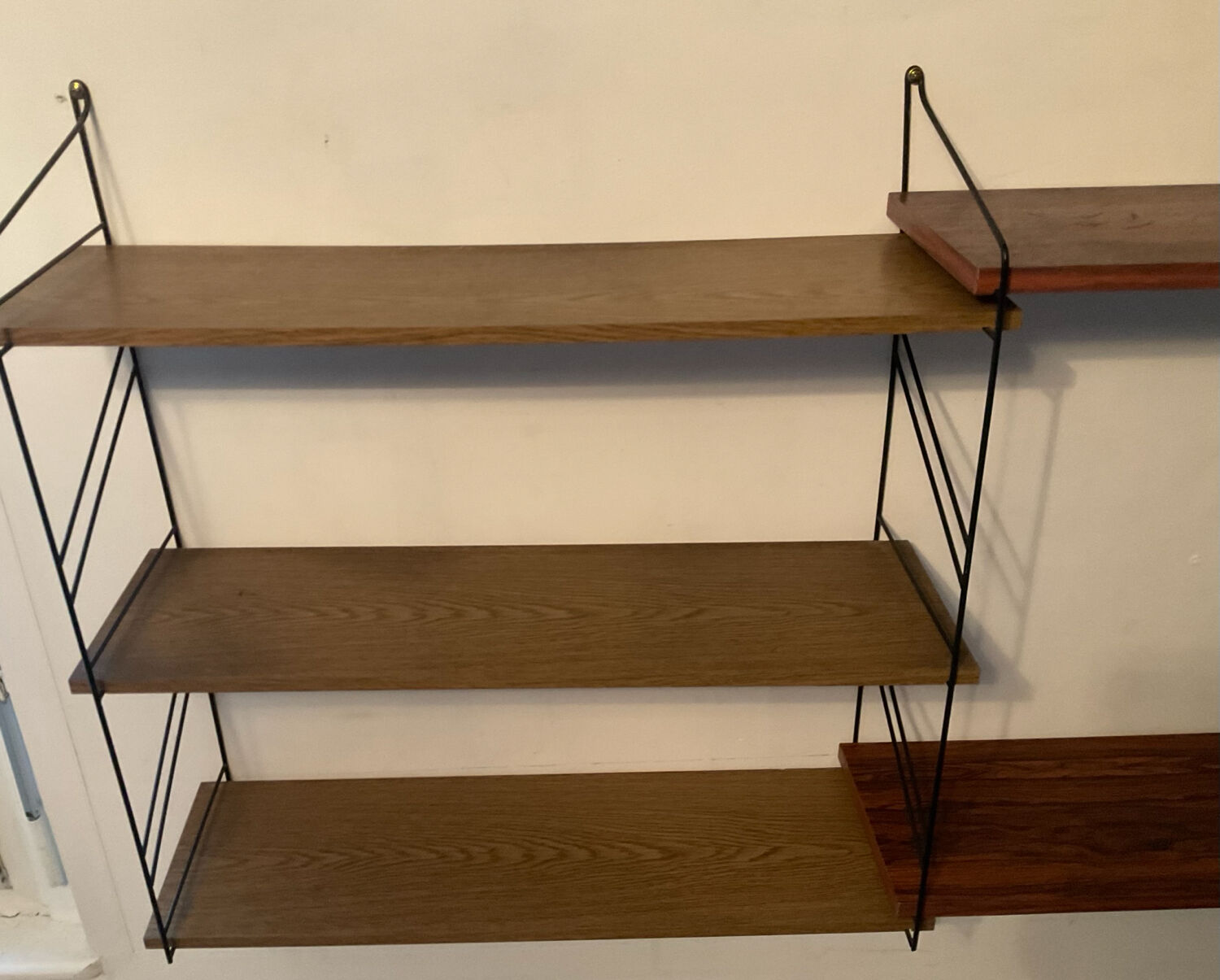 Vintage string shelf from the 60s-70s.