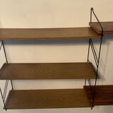 Vintage string shelf from the 60s-70s.