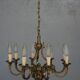 Chandelier bronze 8 branches