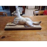 "Dog" earthenware by: L.François