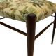 Vintage Dining Chair Flower Upholstery 1960s Teak