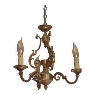 Suspension bronze 3 branches