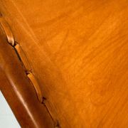 A. A. Dolleman Lounge Chair by Metz & Co, Mid-Century Leather & Metal