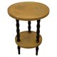 Art deco wood and brass side table 1930s