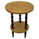 Art deco wood and brass side table 1930s
