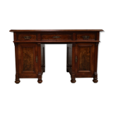 English office walnut and walnut bramble 1880 antique