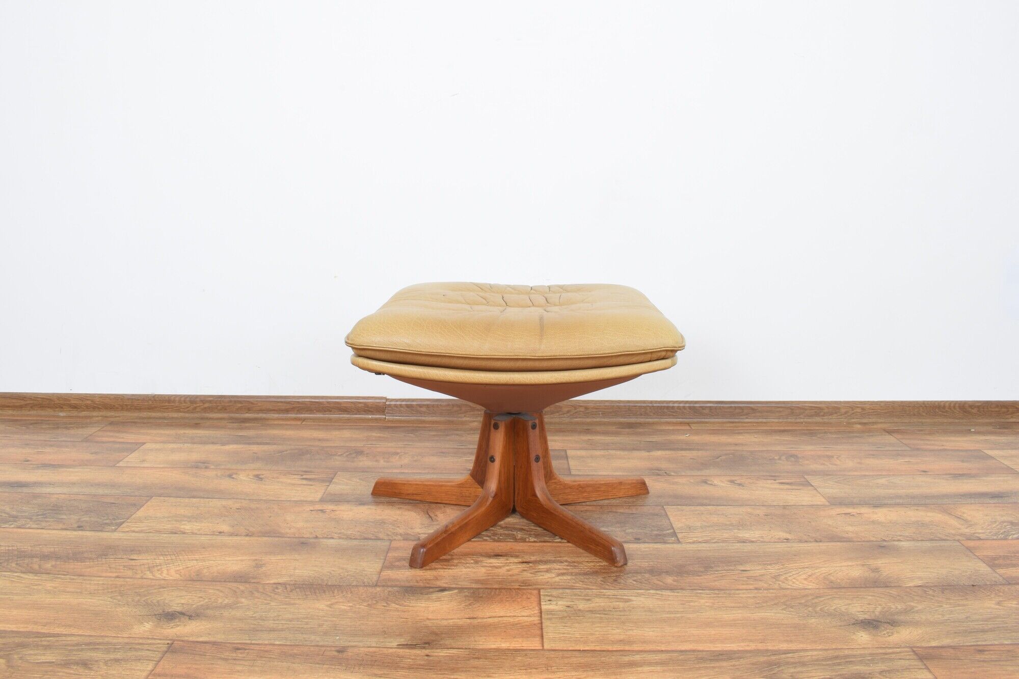 Mid-Century Office Chair with Ottoman from Berg Furniture, 1970s