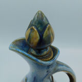 Denbac liqueur carafe - Blue and chocolate