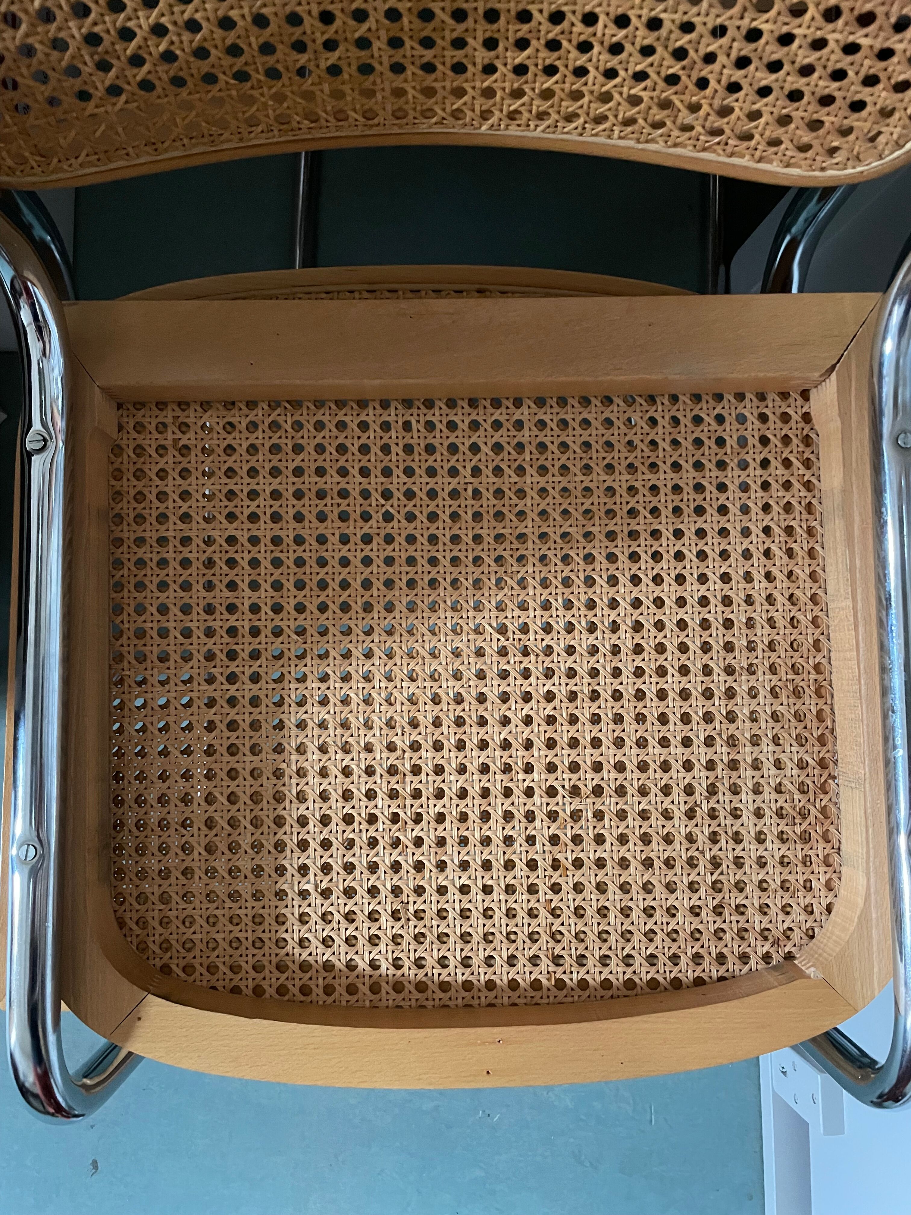 Paire de chaises Breuer Cesca B32