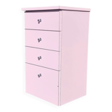 Vintage 1970s formica chest of drawers