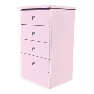 Vintage 1970s formica chest of drawers