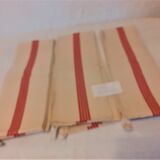 3 old tea towels canvas blue mestizo large size l2