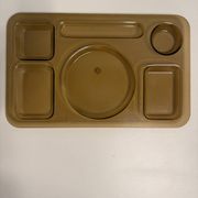 Guzzini Luigi Massoni compartmentalized tray, 1970s