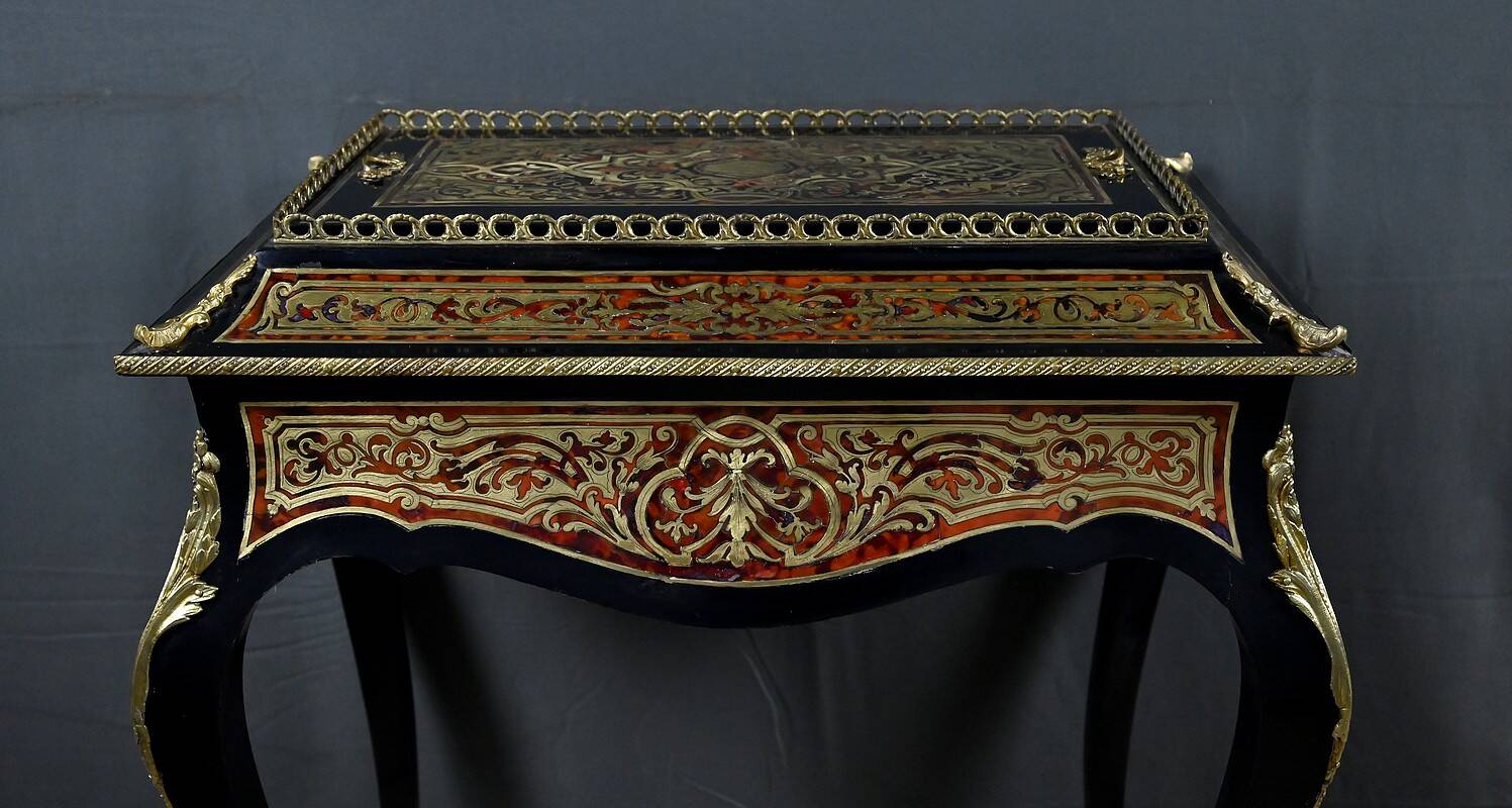Boulle Marquetry Jardinière, Napoleon III period – Mid 19th century