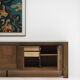 Enfilade cinq portes brutaliste Defour des années 1960