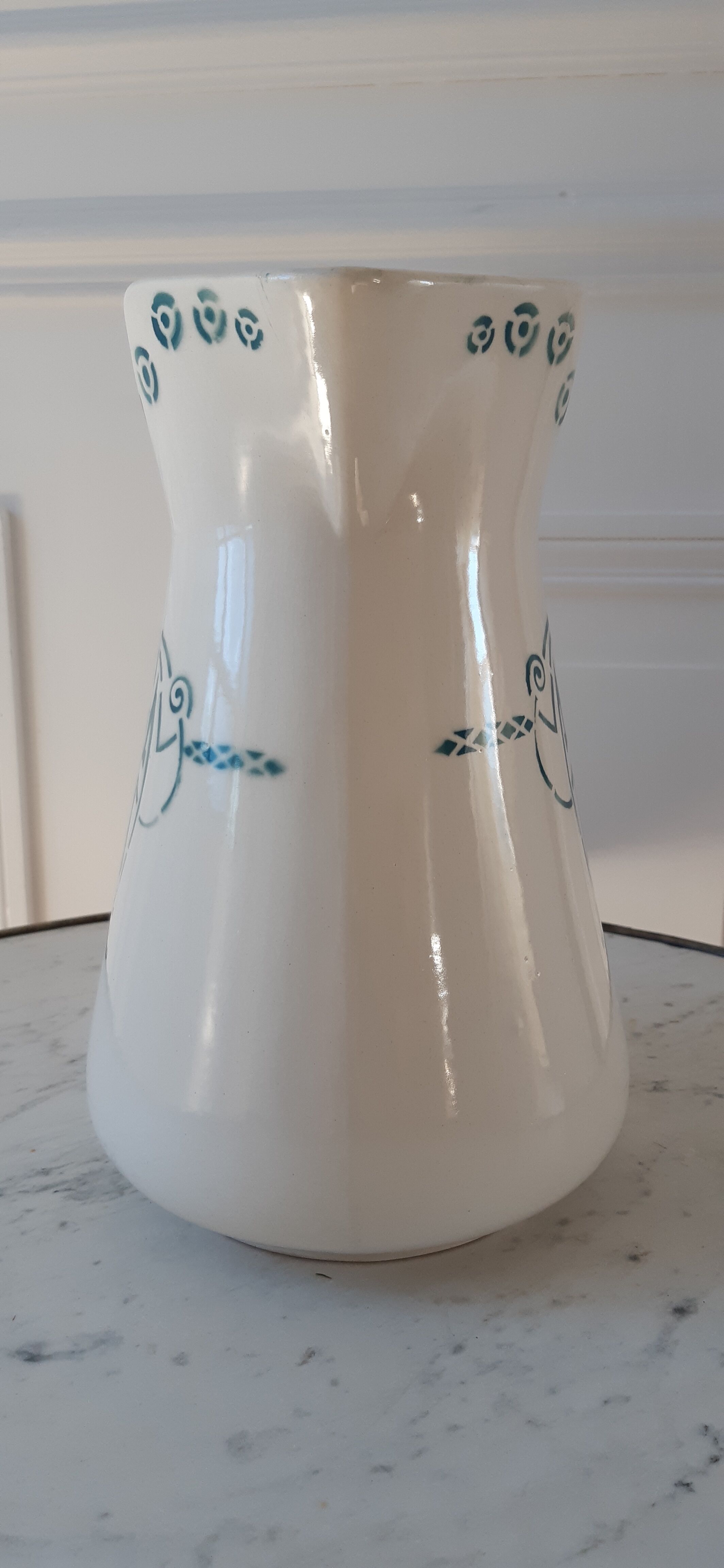 Pitcher / ceramic broc of Clairefontaine years 20-30