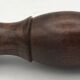 Vintage pepper mill in wood and silver, fisher silversmith 1937, italy