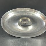 Saucière en métal argenté Christofle modèle Perles XXème