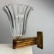 Murano Glass Wall Lamps attributed to Ercole Barovier, Italy, 1940s, Set of 4