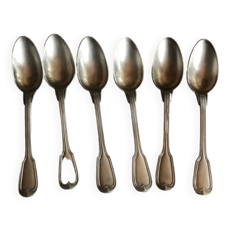 Set of 6 spoons Christofle early twentieth century