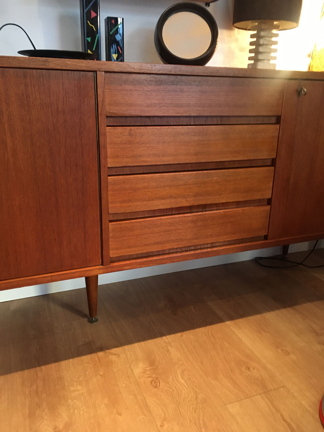 Teak enfilade, 1960s, Holland.