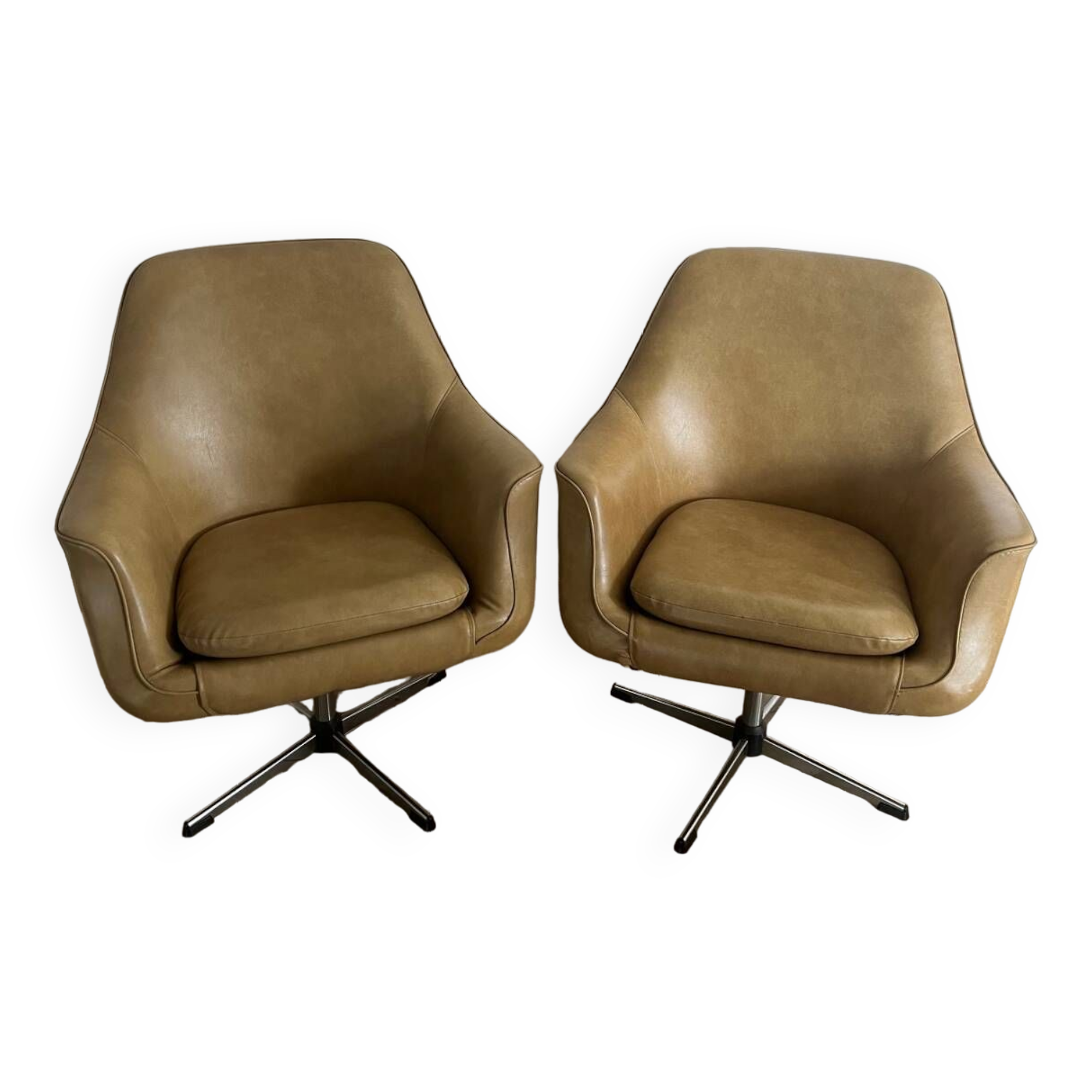 Fauteuils pivotants vintage (Space Age)