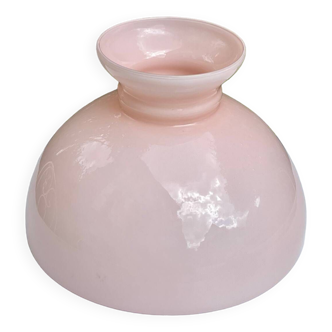 Powder pink opaline lampshade