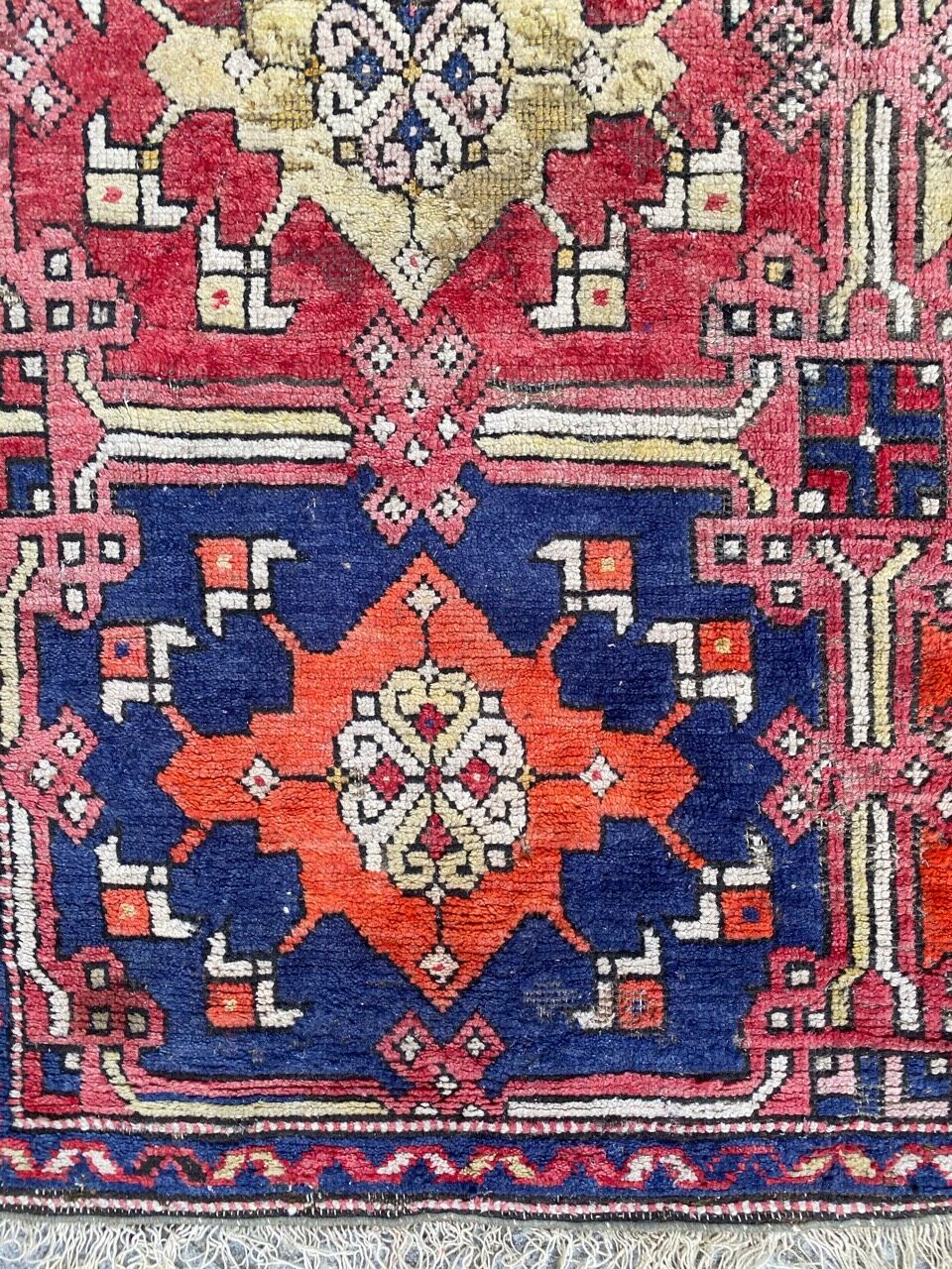 Ancient Turkish carpet Smyrne 130x197 cm