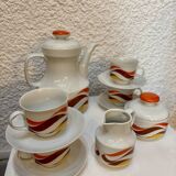 Service à café vintage orange 1970 Winterling